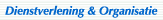 dienstverlening en organisatie